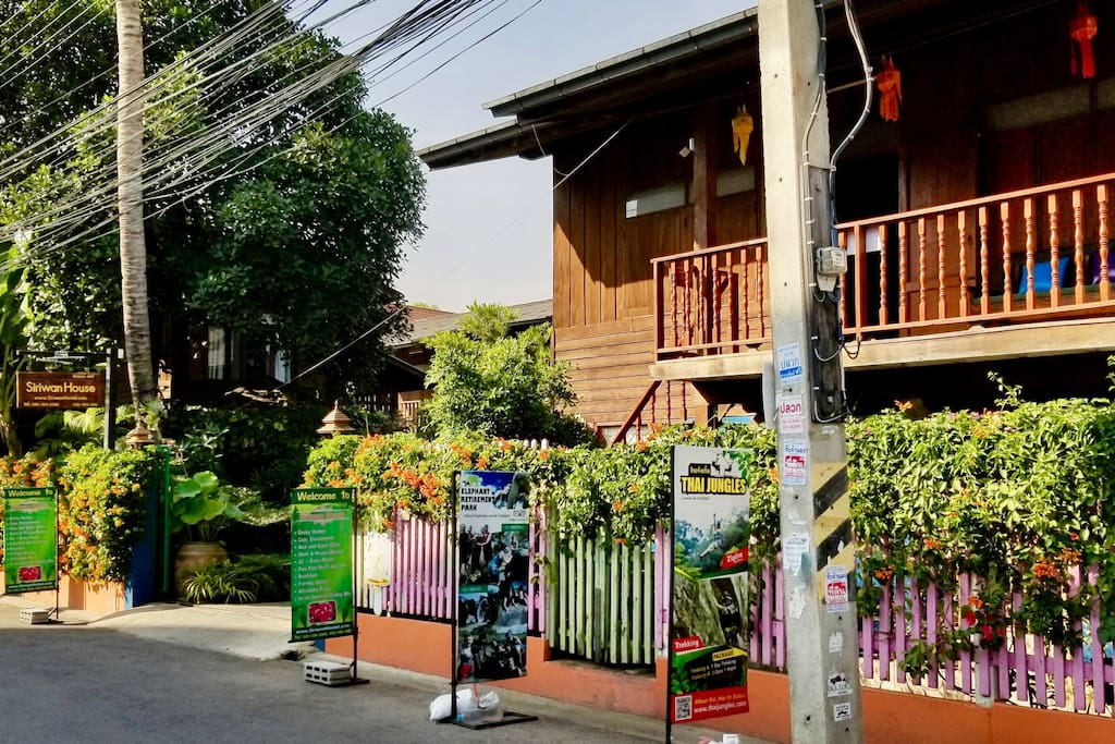 Front view of Siriwan House