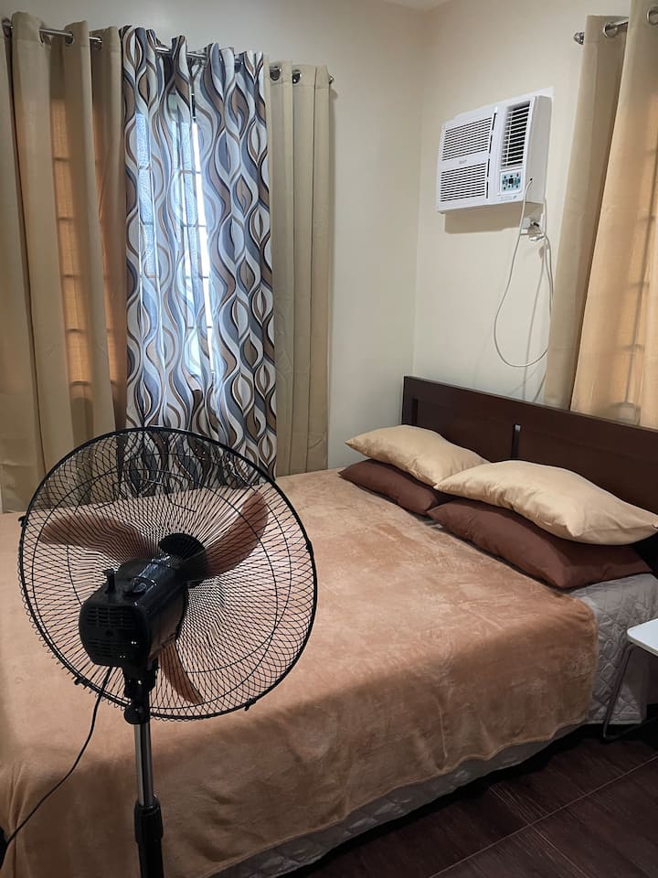 3rd bedroom (queen-sized) at the 2nd floor with aircon