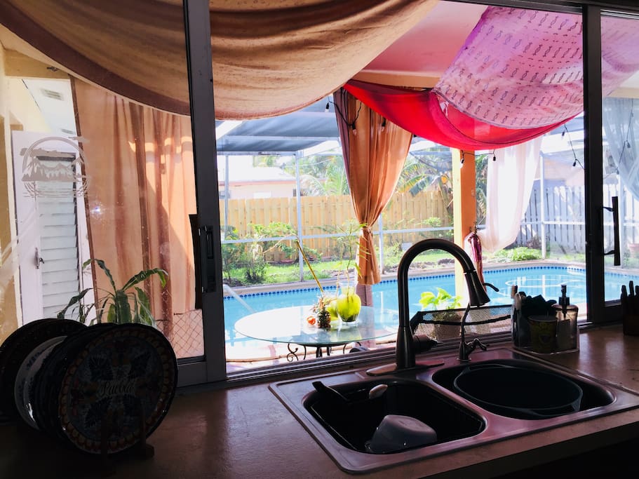 View from the kitchen