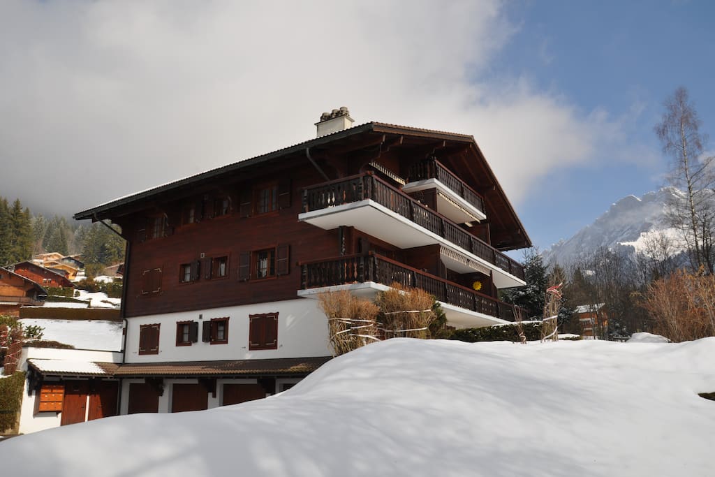 Joli chalet bien orienté