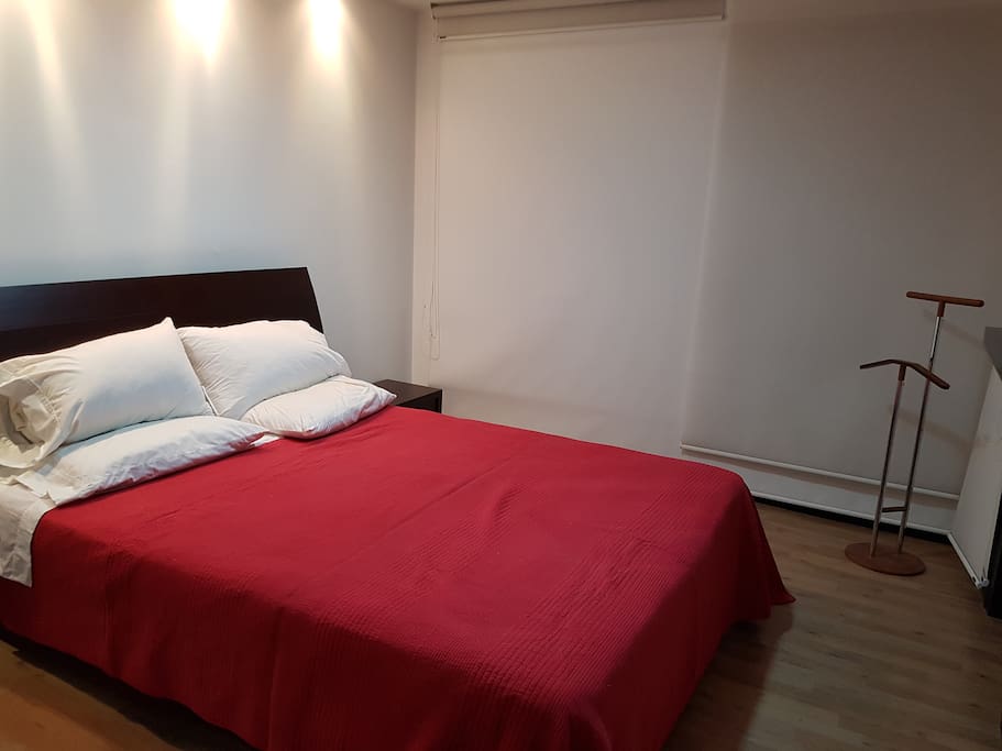 Big and luminous master bedroom. Dormitorio amplio y luminoso