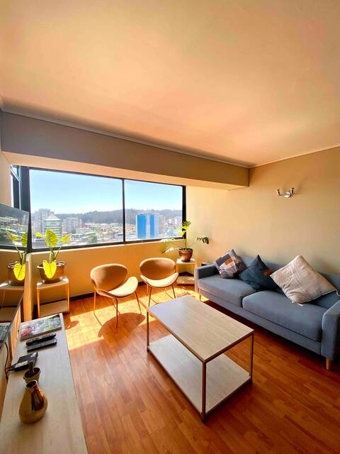 64mt2 18th floor with views of Concepción + Parking