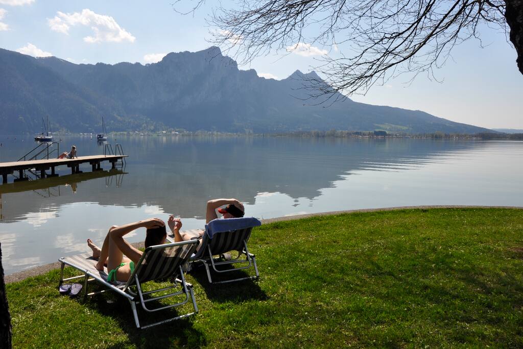 Badeplätze an den vielen Seen