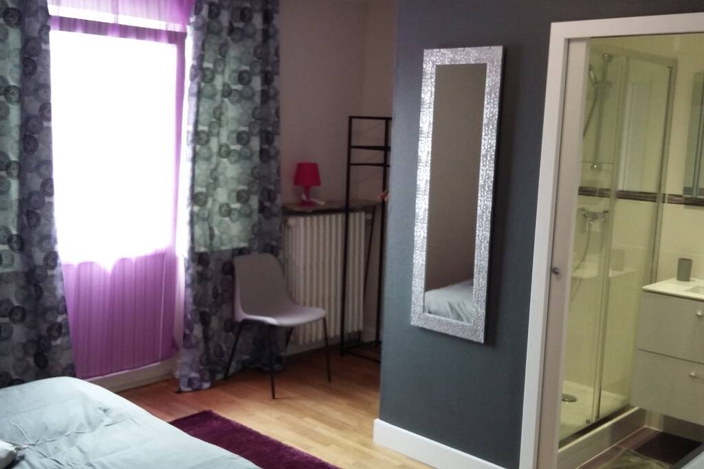 chambre avec salle d'eau privative
