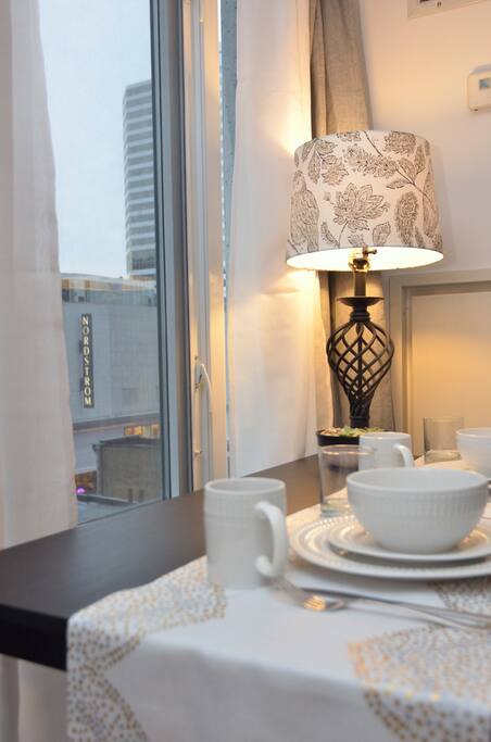 Small dining table for two