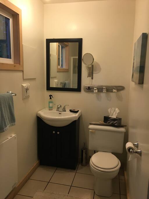 Cute bathroom with shower