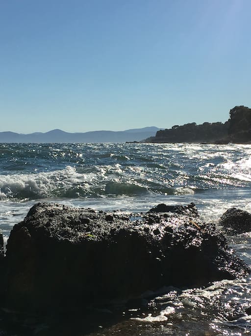 Criques et plages à 5minutes en voiture