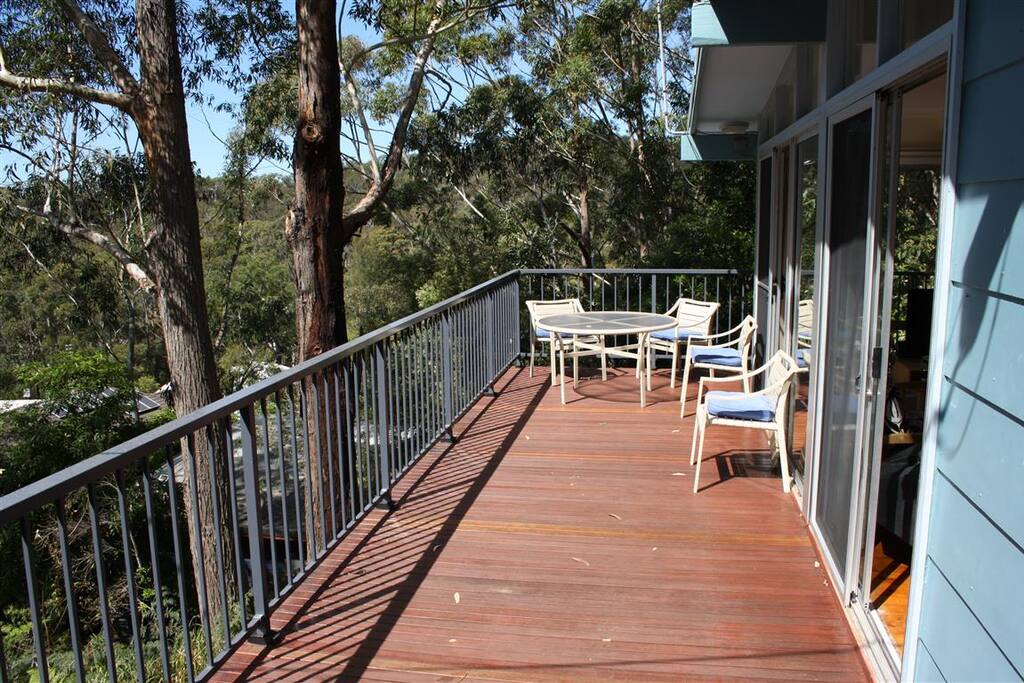 Outside deck
