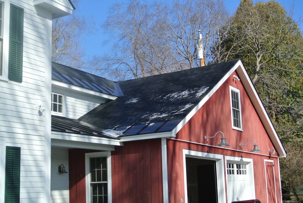 Two car garage