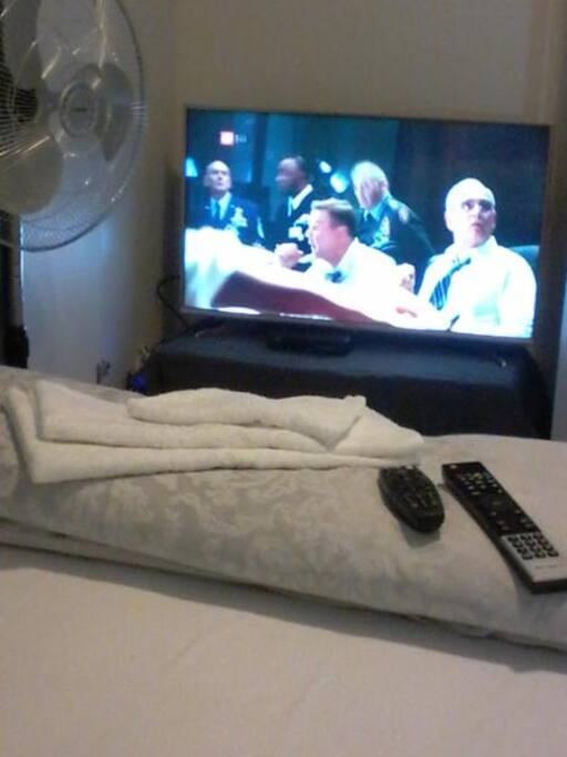 TV (limited DSTV channels) in bedroom