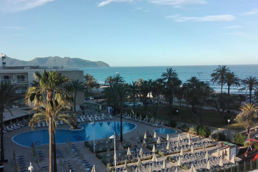Vista espectacular desde el balcón