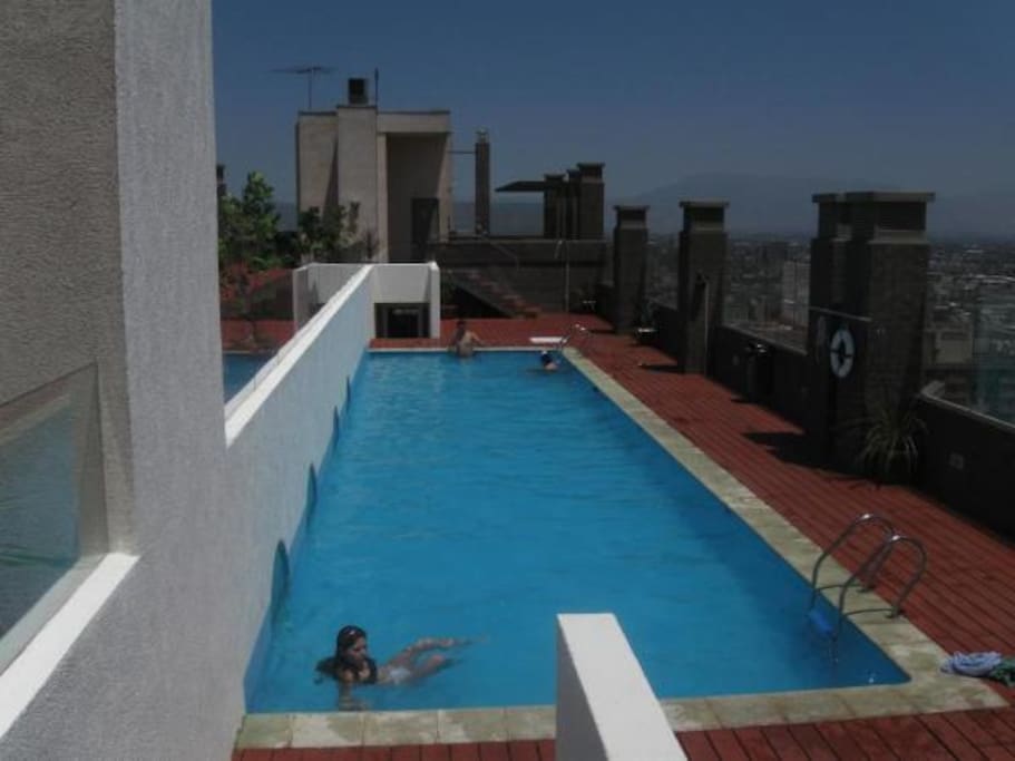 Piscina habilitada época estival