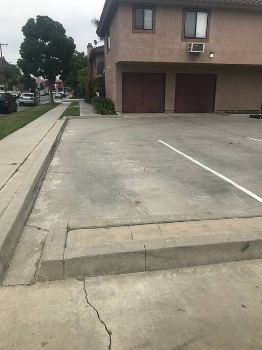Access to one garage and parking spot. Parking is allowed on street with guest permit.