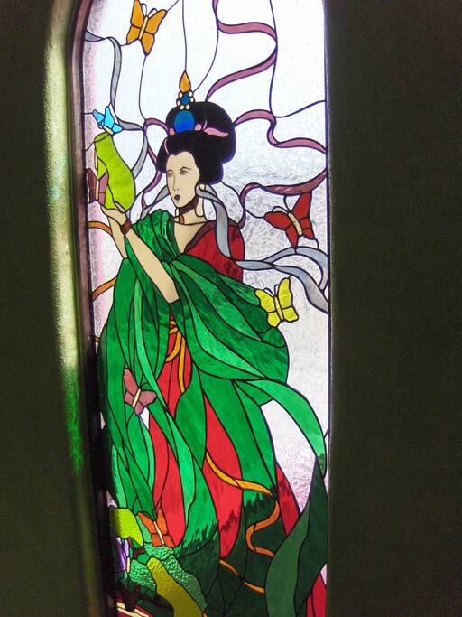 Vitral de geisha
