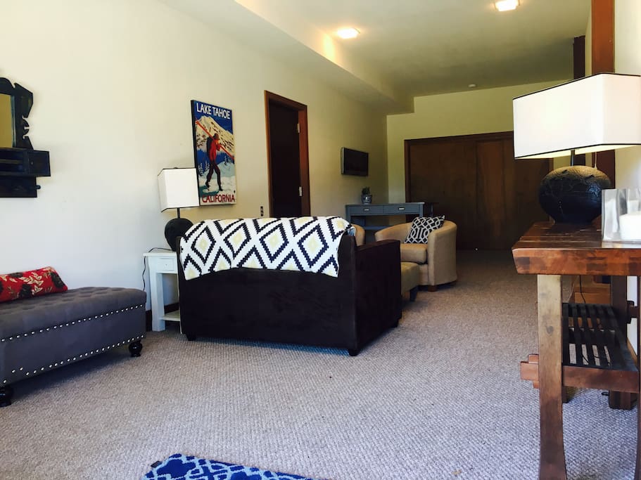 Entrance & living room