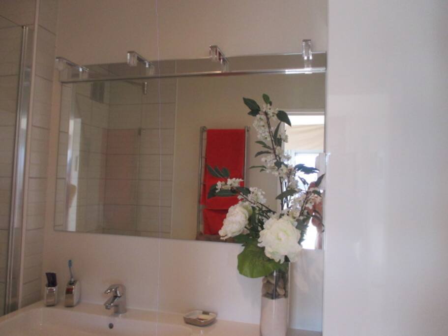 détails de la salle de bain