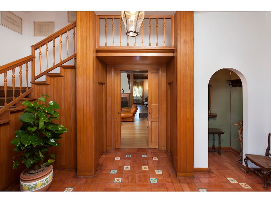 Entrance to the house