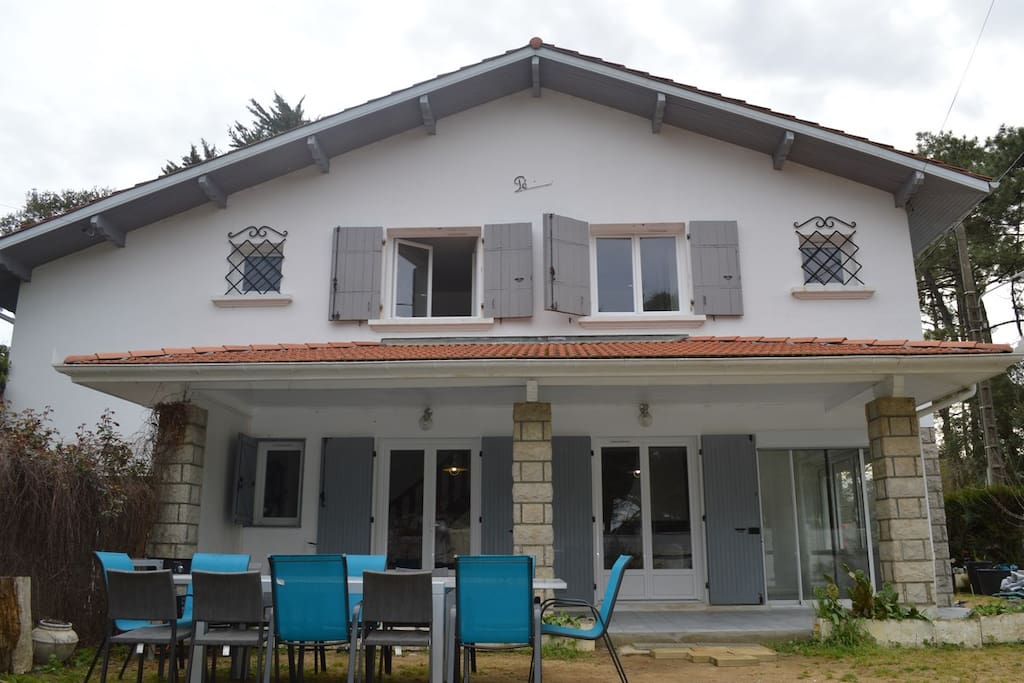 La façade de la maison