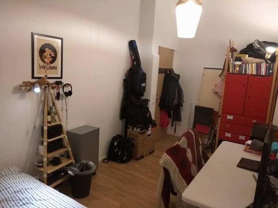 How the room looks at night, recent pic