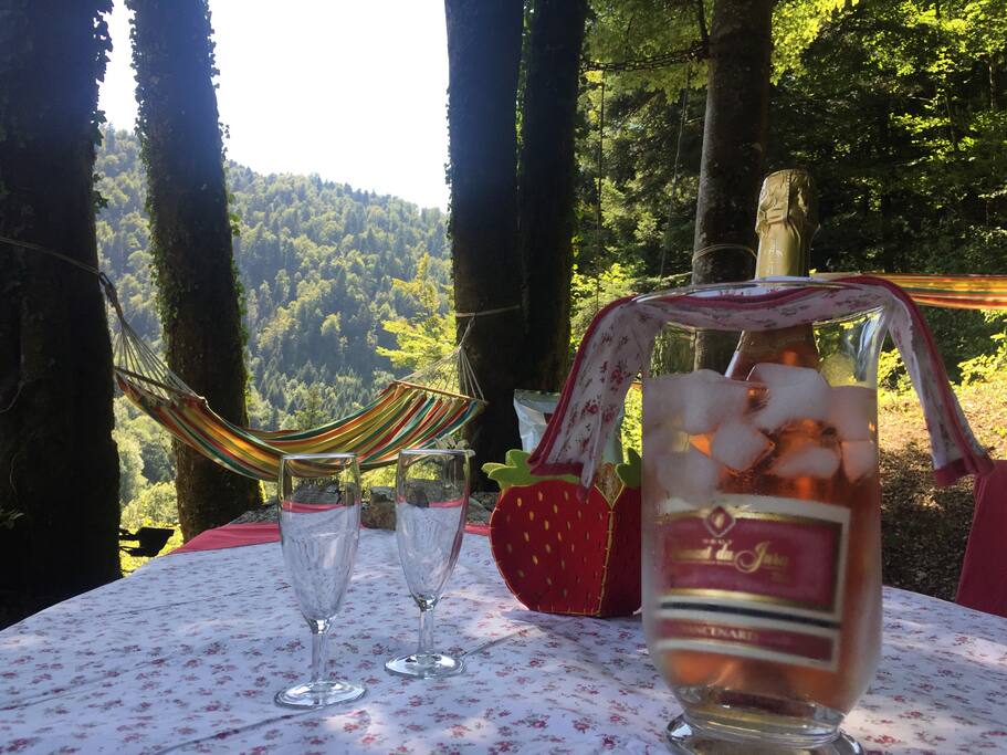 Un côte du Jura rosé glacé rien que pour vous!