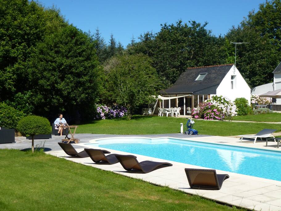 Le Penty , vu de la piscine