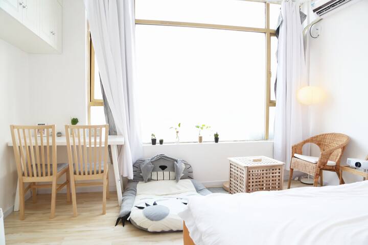 「时光留白」解放碑旁一线阳光江景公寓，清新甜美山城之旅，交通便利