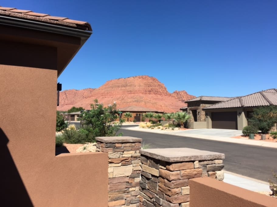 View from front patio