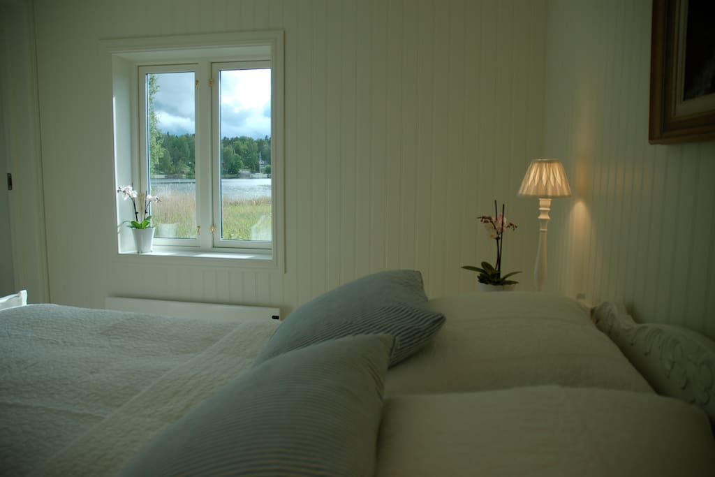 Blick aufs Meer vom Schlafzimmer