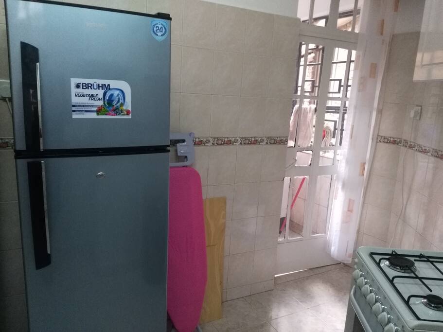 A large fridge is available for your convenience.