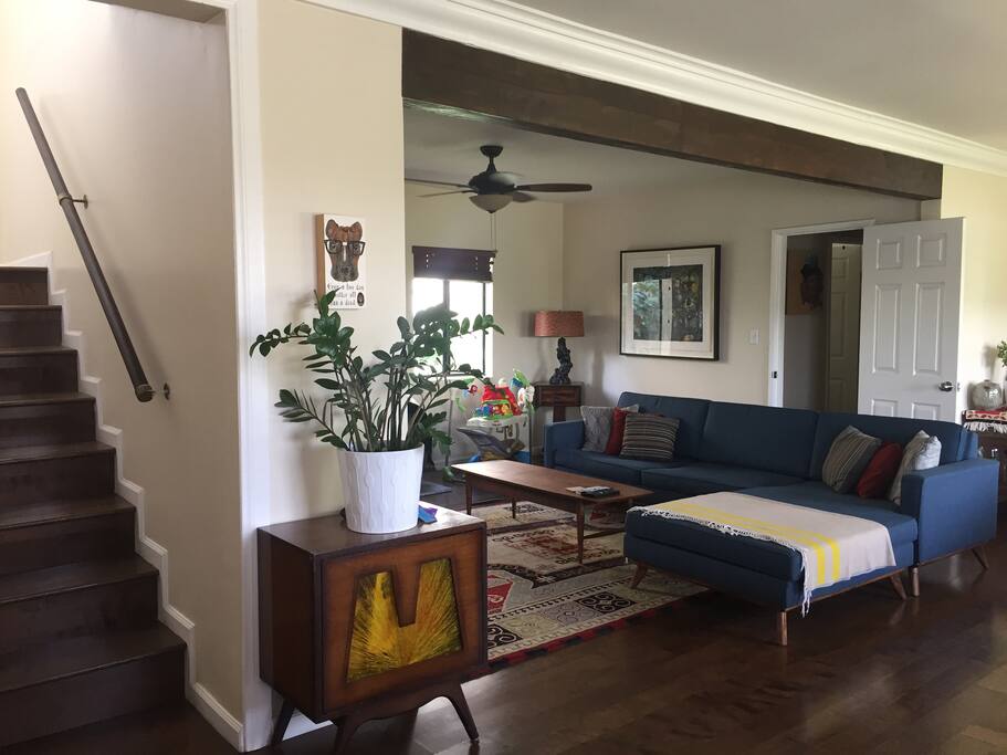 Living room / staircase