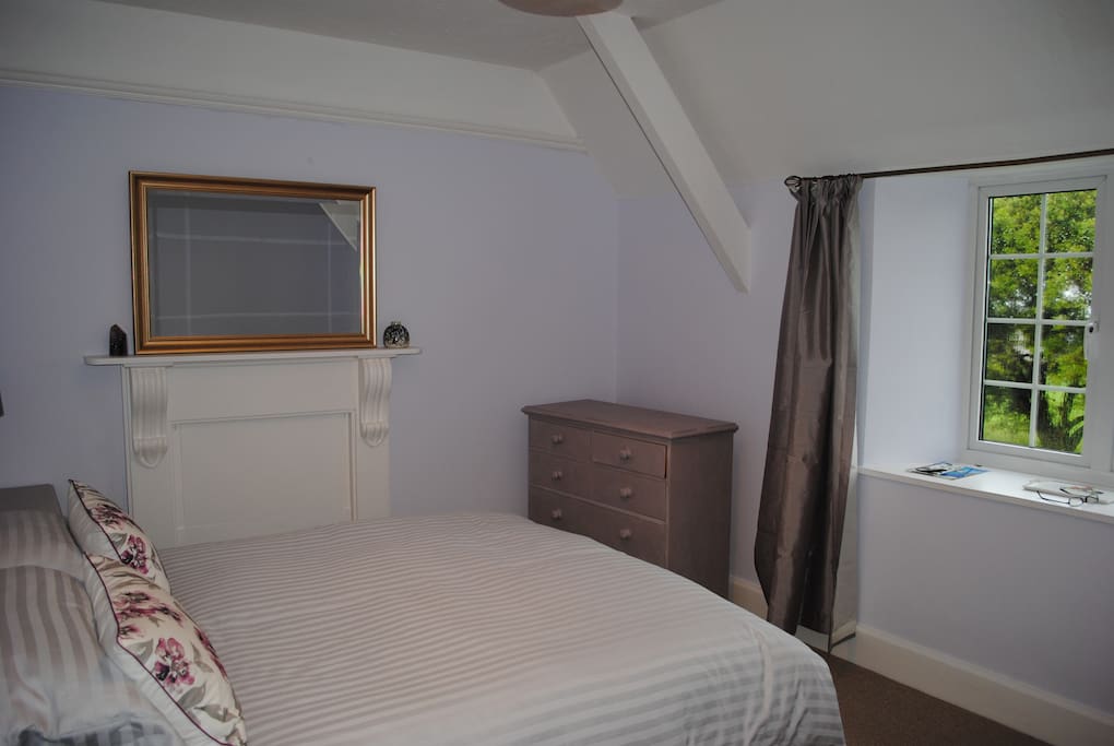 Room overlooks the garden