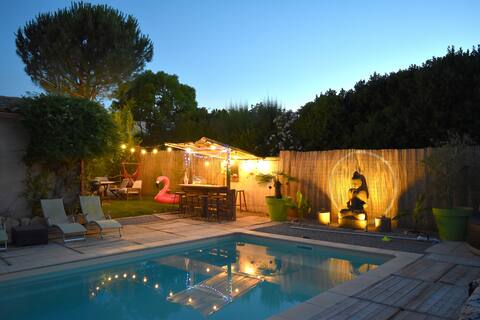 House with a separate studio