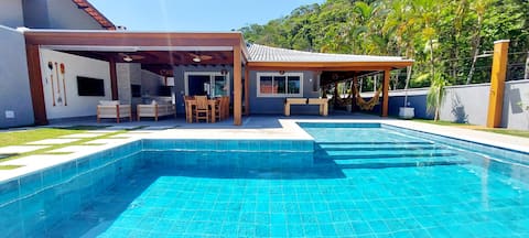 Spectacular house with heated pool in condominium