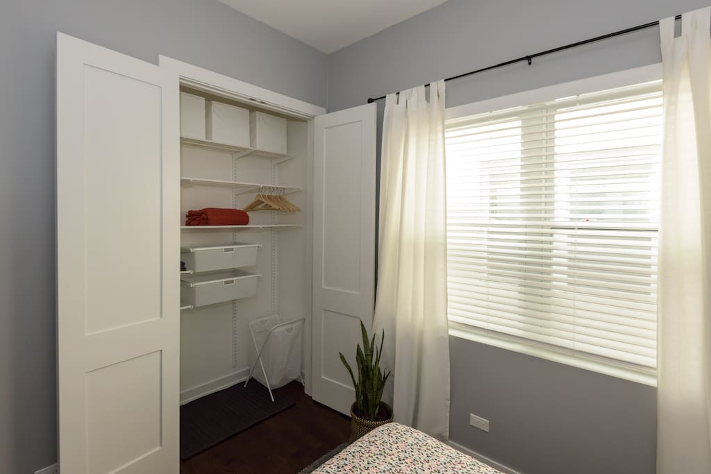 Spacious closet