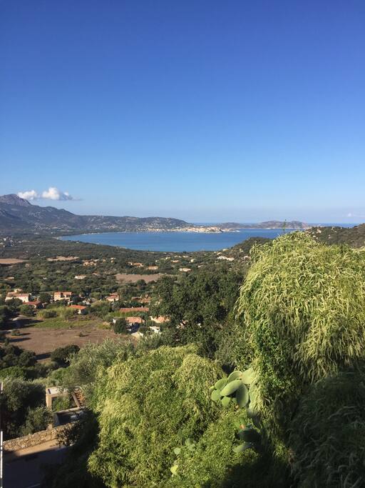 La vue de la maison
