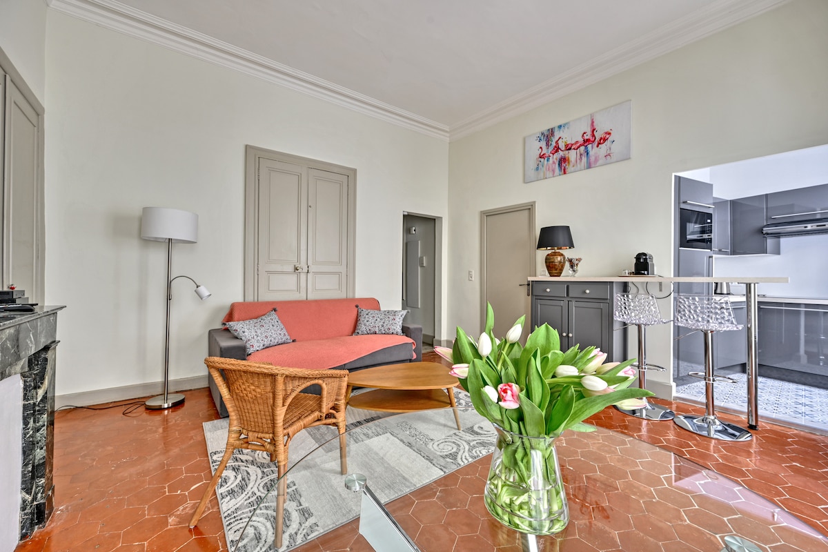 Airbnb performant: Charming apartment in 1900 mansion à Nîmes