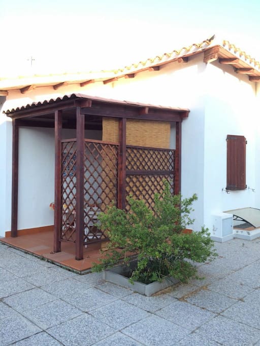 Ingresso con gazebo