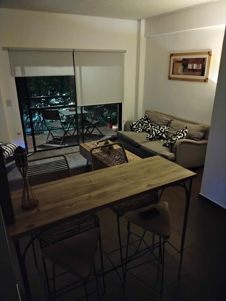 Two-room apartment with balcony in Palermo Queens