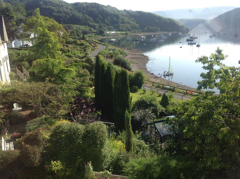 The view from sitting room.