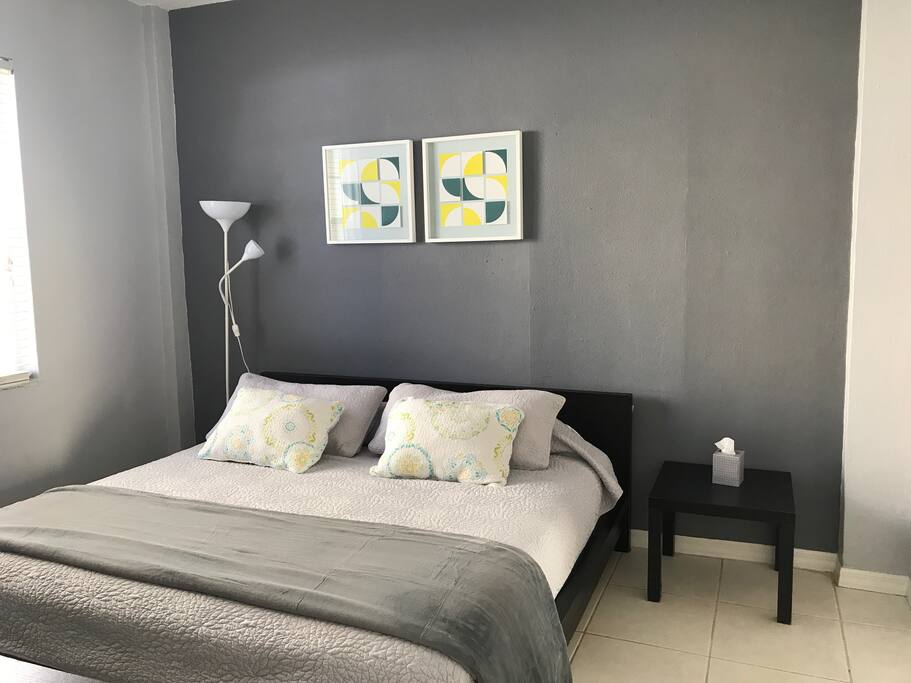 Private Bedroom with King size bed