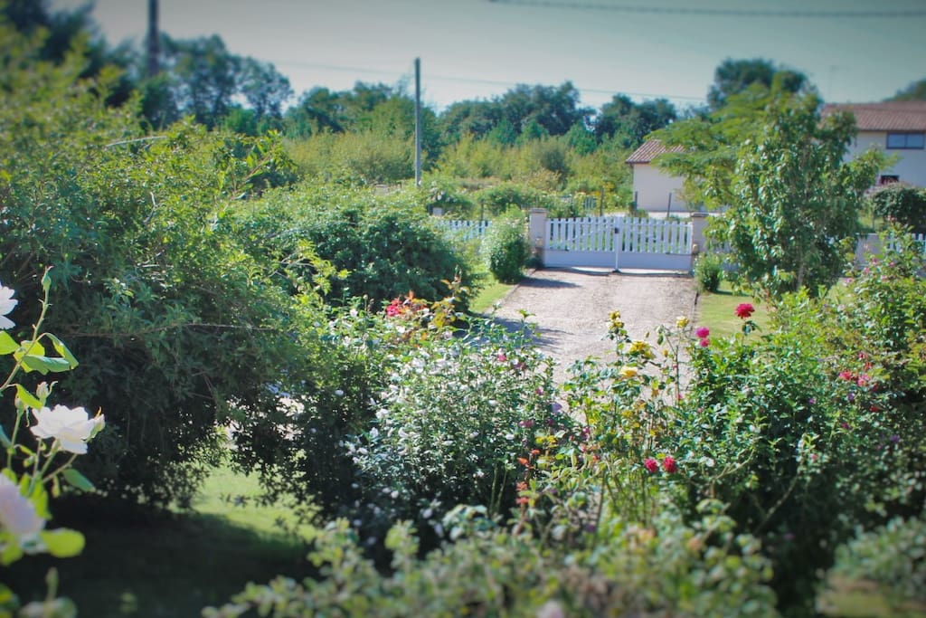 Entrée sur jardin