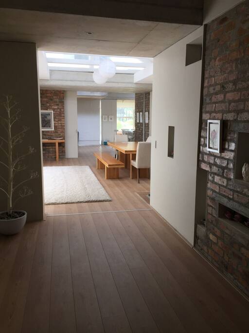 View on spacious dining area