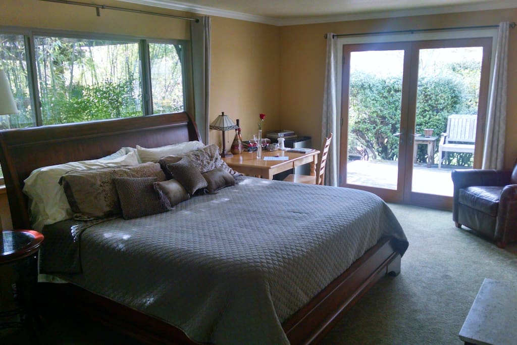 Spacious 320 sq ft suite with King bed