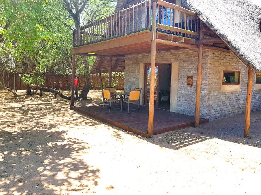 Chalet patio entrance