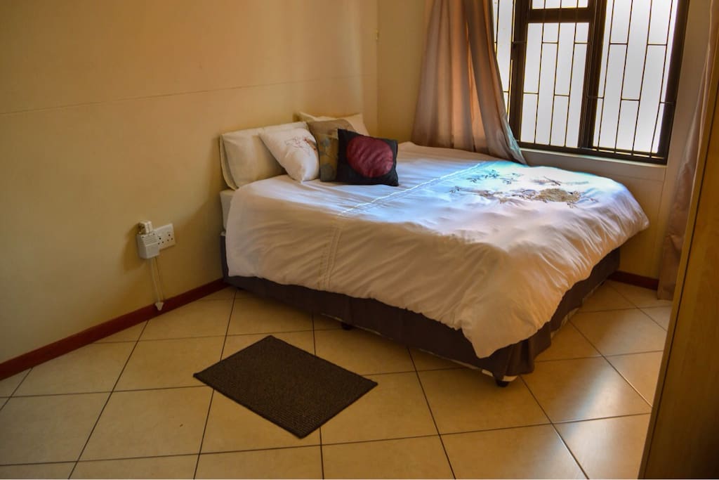 Bedroom with a double bed