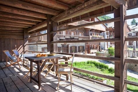 ALBERGO DIFFUSO SAURIS, Three-room Terrace