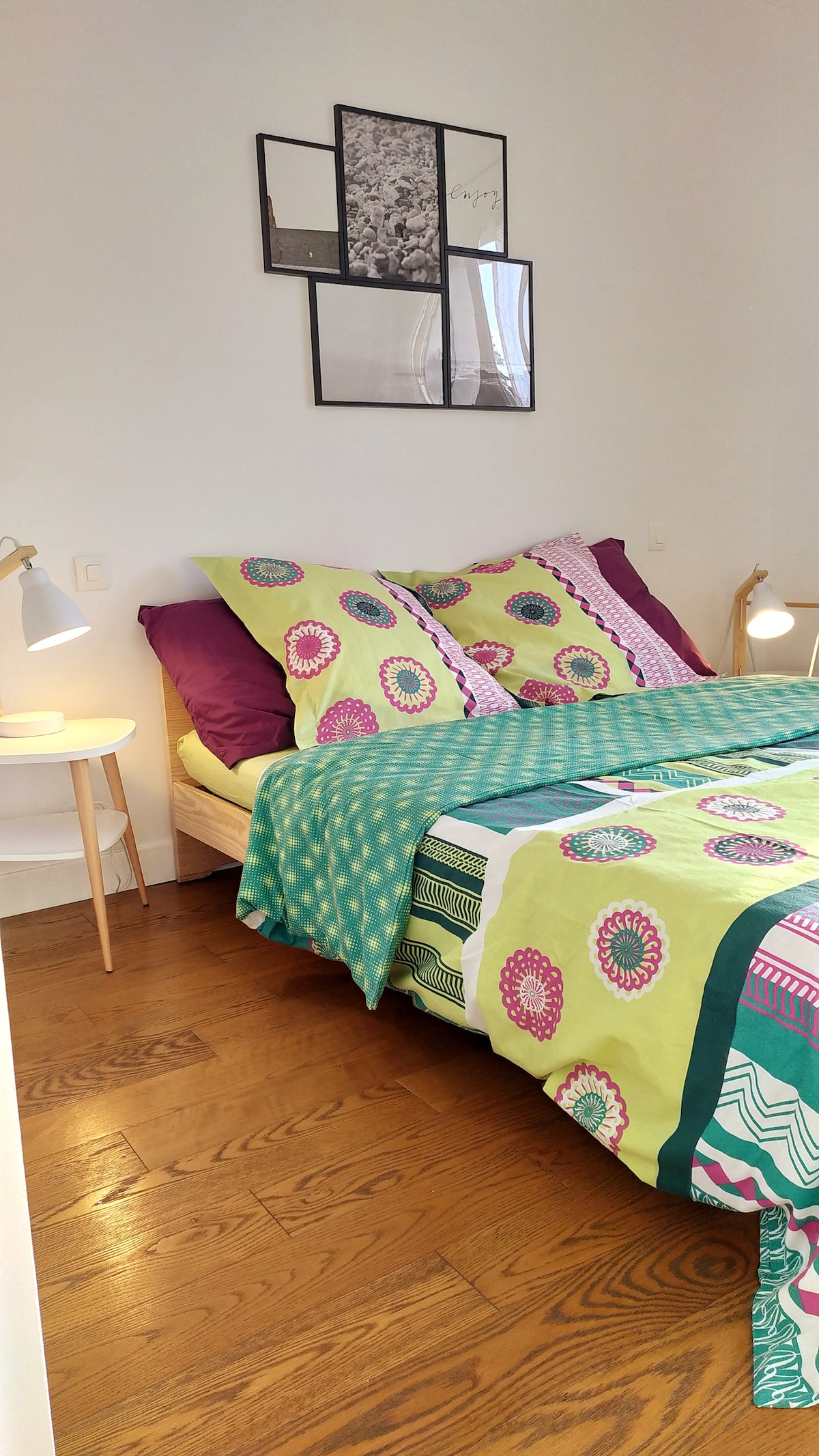 享受卧室，可选择床200 x 160