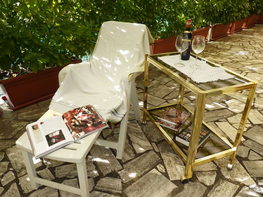 Grande terrazzo completamente vivibile