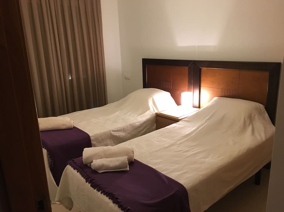 Second bedroom. Twin beds.