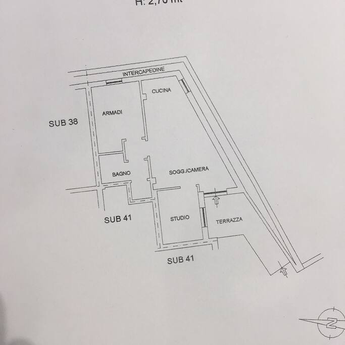 Piantina casa